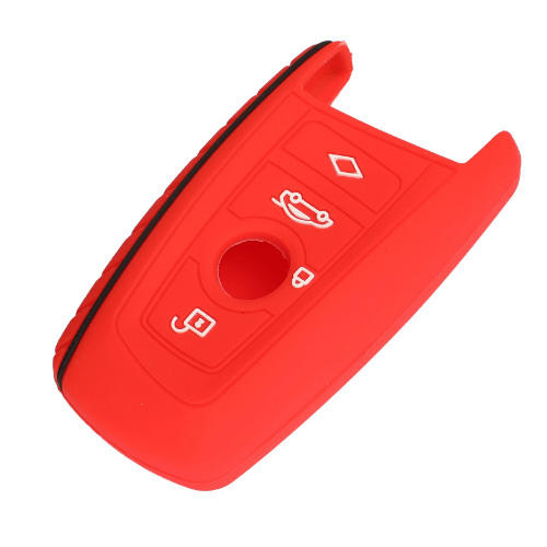 4 buttons Silicone key cover for BMW black color(3 color optional)
