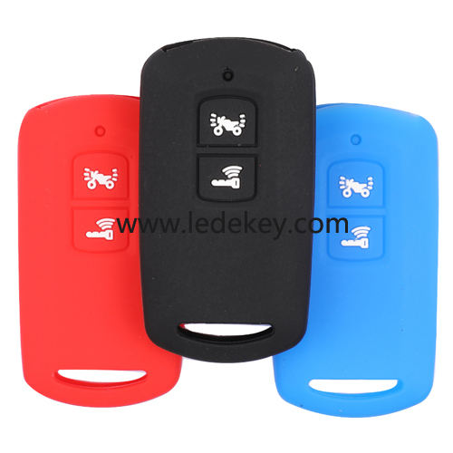 2 buttons Silicone key cover for HONDA black color(3 colors optional)