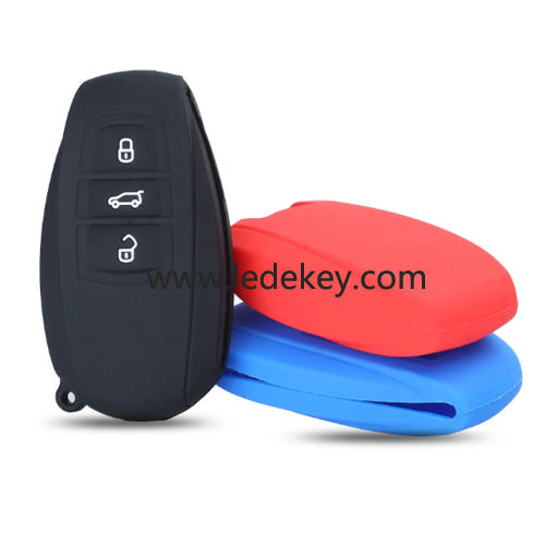 3 buttons Silicone key cover for VW  (3 colors optional)
