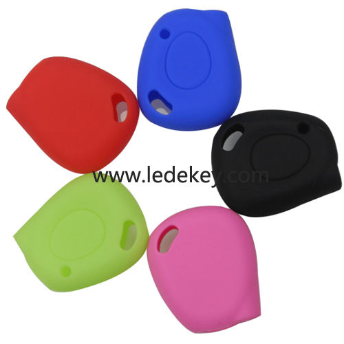 1 buttons Silicone key cover for Renault (5 colors optional)