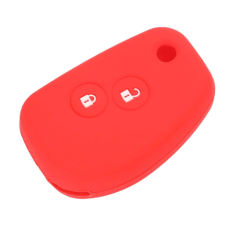 2 buttons Silicone key cover for Renault (3 colors optional)