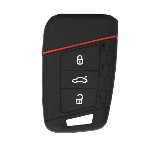 3 buttons Silicone key cover for VW (1 colors optional)