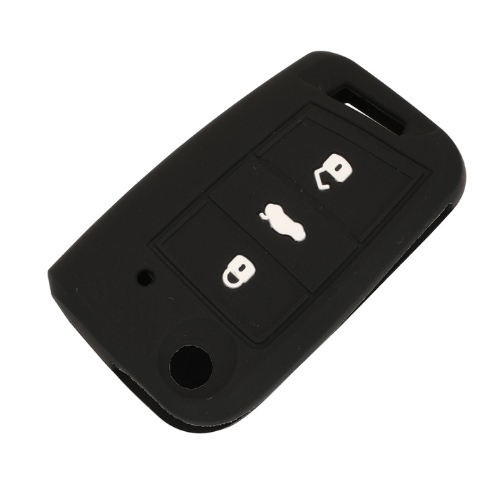 3 buttons Silicone key cover for VW C5 golf7 mk7 (6 colors optional)