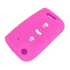 3 buttons Silicone key cover for VW C5 golf7 mk7 (6 colors optional)