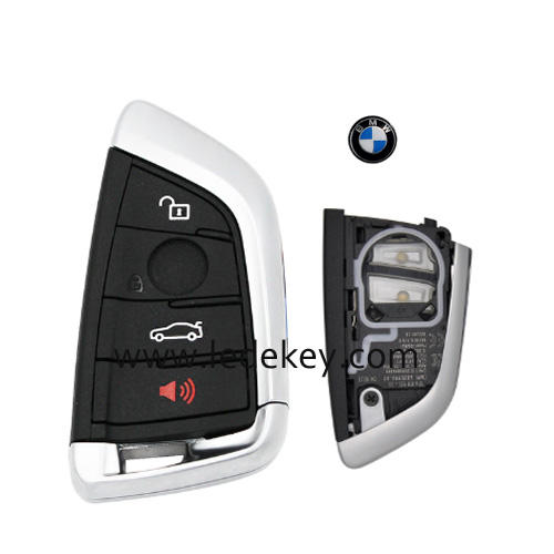 Black Color BMW 4 Button Remote Key Shell Case CAS4 CAS4+ FEM