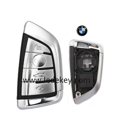 Silver Color BMW 4 Button Remote Key Shell Case For BMW G G30 Series