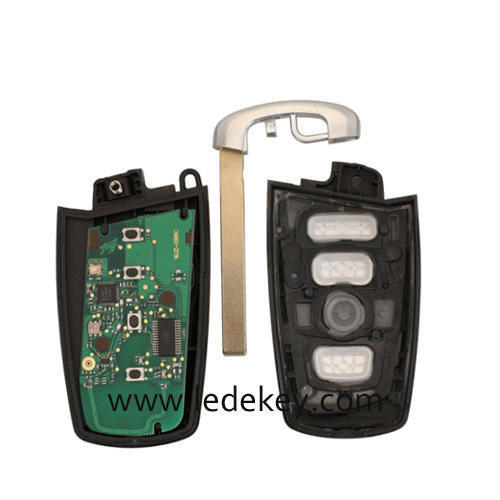 4 Button BMW CAS4/FEM 2 3 4 5 6 7 X3 X4 Series Smart Remote Key KeylessGo FCCID KR55WK49863 With ID49-PCF7953 Chip 315/433/868Mhz (pls choose frequency)