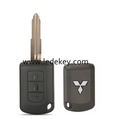 Mitsubishi 3 button blank remote key shell