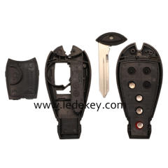 For Jeep/Dodge/Chrysler 2/3/4/5/6 buttons remote key shell case No Logo Without battery clamp (pls choose model)