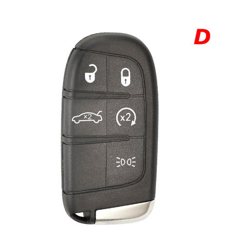 2/3/4/5 Buttons Smart Key  433Mhz 4A chip FCCID : M3N-40821302 For Fiat 500 500L 500X 2016-2019  (pls choose model )