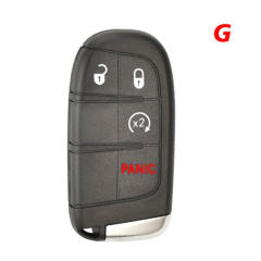 2/3/4/5 Buttons Smart Key  433Mhz 4A chip FCCID : M3N-40821302 For Fiat 500 500L 500X 2016-2019  (pls choose model )