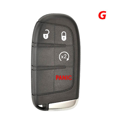2/3/4/5 Buttons Smart Key  433Mhz 4A chip FCCID : M3N-40821302 For Fiat 500 500L 500X 2016-2019  (pls choose model )