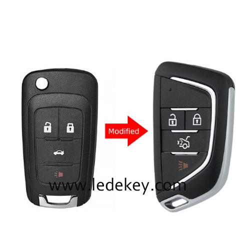 2/3/4/5 buttons Chevrolet Modified remote key shell  (pls choose model )