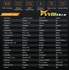 Xhorse XDMOT0GL MINI OBD Tool FT-OBD for Toyota Smart Key Support Add Key and All Key Lost