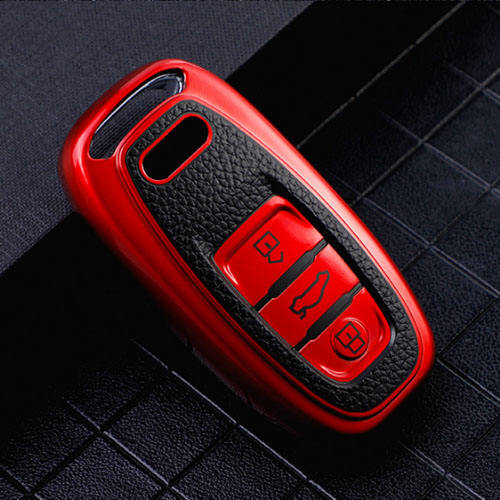 For Audi 3 button TPU protective key case, please choose the color