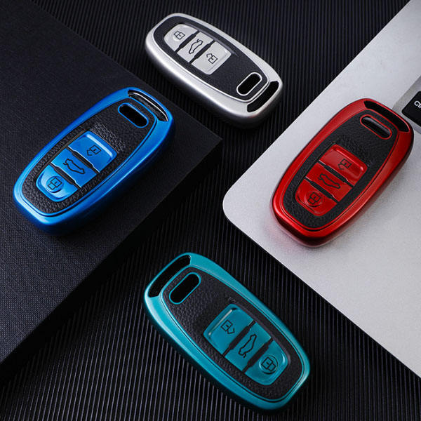 For Audi 3 button TPU protective key case, please choose the color