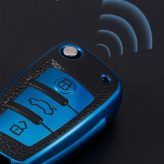 For Audi 3 button TPU protective key case, please choose the color