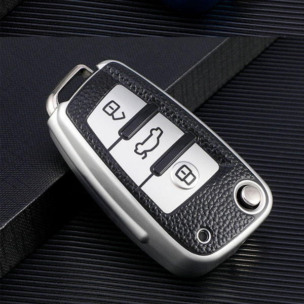 For Audi 3 button TPU protective key case, please choose the color