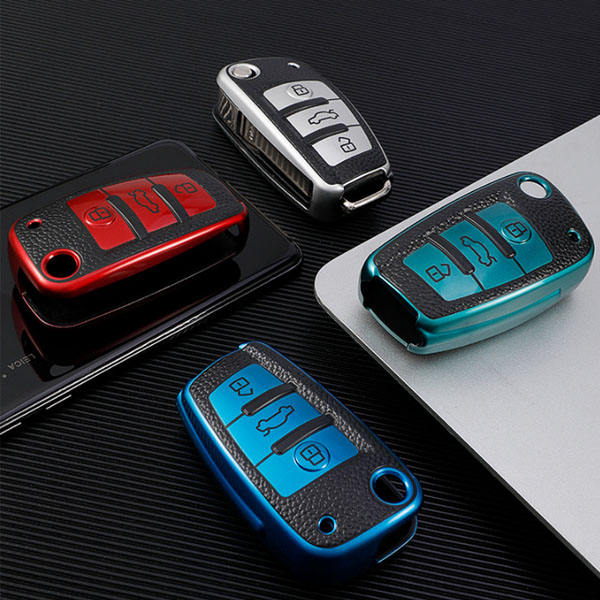 For Audi 3 button TPU protective key case, please choose the color