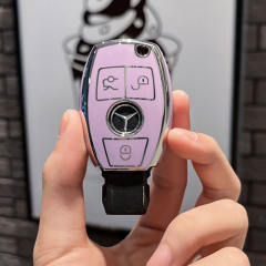 For Benz 3 button TPU protective key case, please choose the color