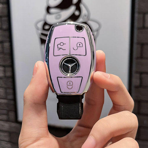 For Benz 3 button TPU protective key case, please choose the color