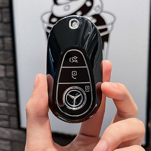 For Benz 3 button TPU protective key case, please choose the color