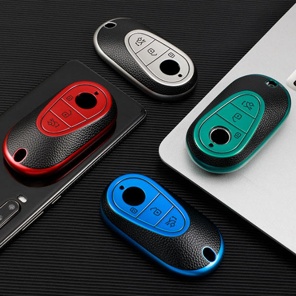 For Benz 3 button TPU protective key case, please choose the color