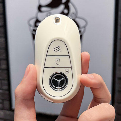 For Benz 3 button TPU protective key case, please choose the color