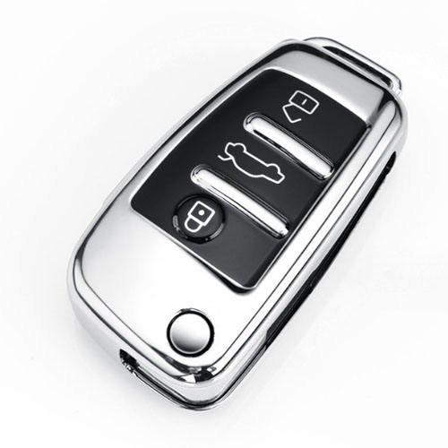 For Audi 3 button TPU protective key case, please choose the color