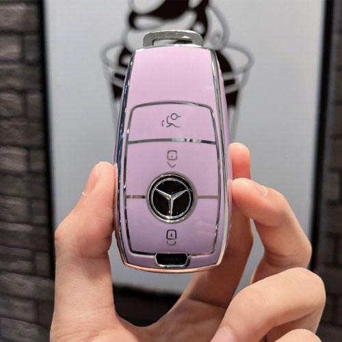 For Benz 3 button TPU protective key case, please choose the color