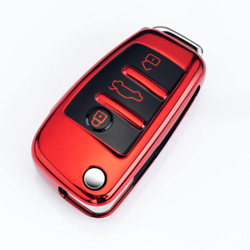 For Audi 3 button TPU protective key case, please choose the color