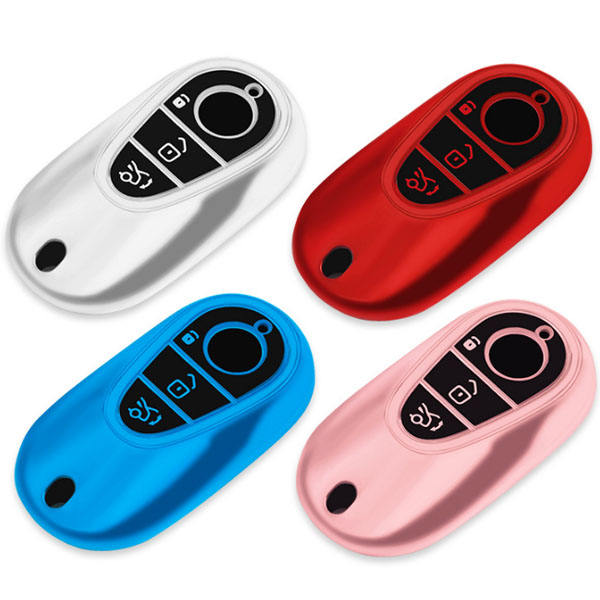 For Benz 3 button TPU protective key case, please choose the color