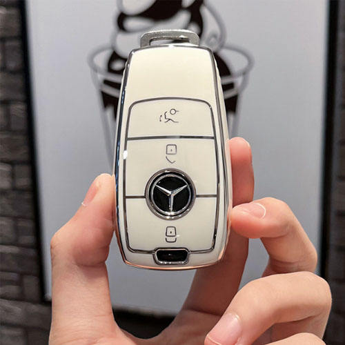 For Benz 3 button TPU protective key case, please choose the color