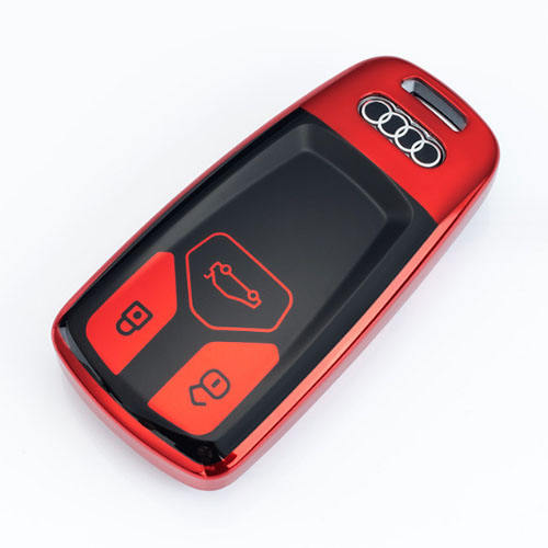 For Audi 3 button TPU protective key case, please choose the color