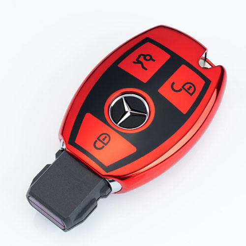 For Benz 3 button TPU protective key case, please choose the color