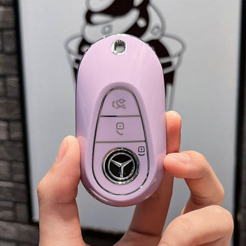 For Benz 3 button TPU protective key case, please choose the color