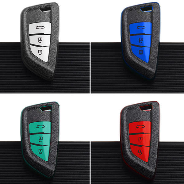 For Bmw 3 button TPU protective key case, please choose the color