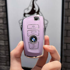 For Bmw 4 button TPU protective key case, please choose the color