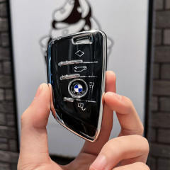 For Bmw 4 button TPU protective key case, please choose the color