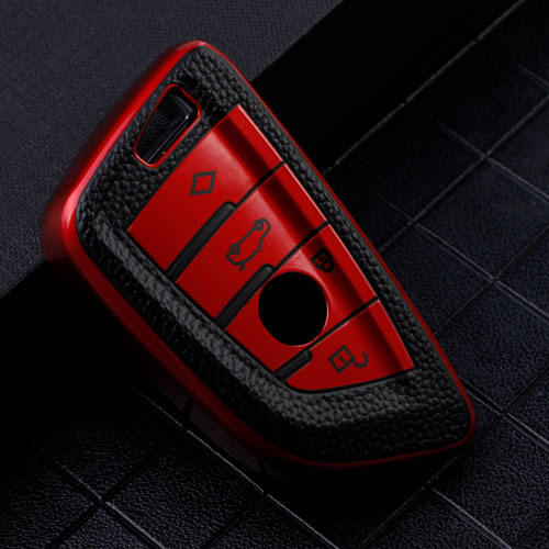 For Bmw 4 button TPU protective key case, please choose the color