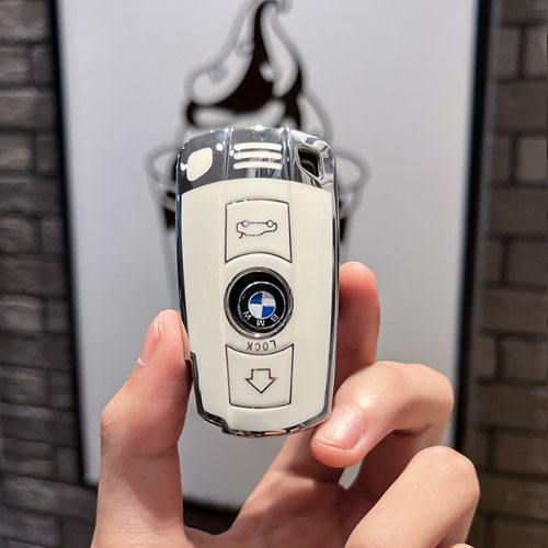 For Bmw 3 button TPU protective key case, please choose the color