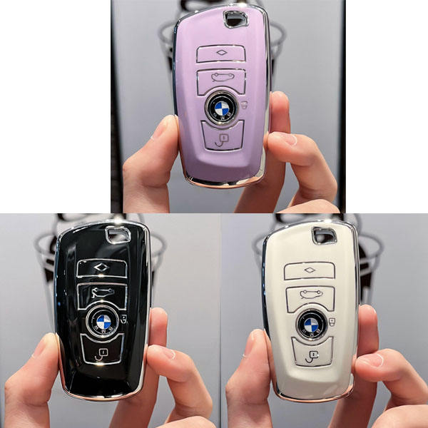 For Bmw 4 button TPU protective key case, please choose the color
