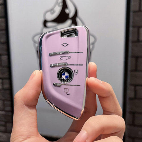 For Bmw 4 button TPU protective key case, please choose the color