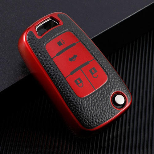 For Chevrolet 4 button TPU protective key case, please choose the color