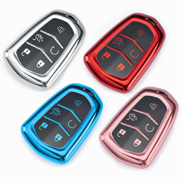 For Cadillac 5 button TPU protective key case, please choose the color