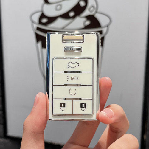 For Cadillac 5 button TPU protective key case, please choose the color