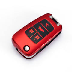 For Chevrolet 4 button TPU protective key case, please choose the color