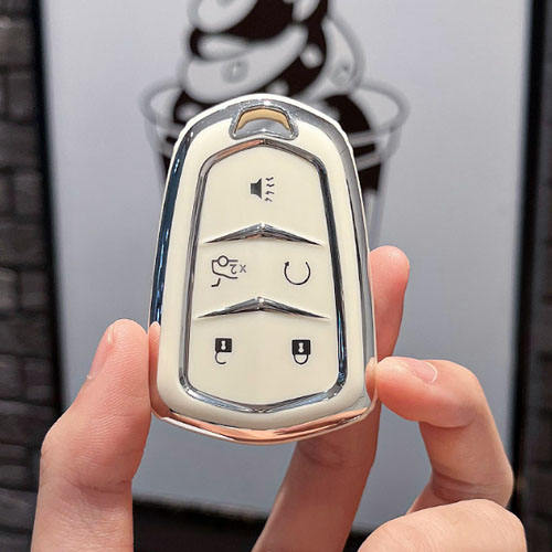 For Cadillac 5 button TPU protective key case, please choose the color