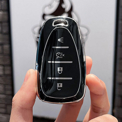 For Chevrolet 4 button TPU protective key case, please choose the color