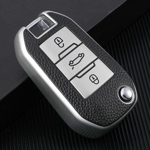 For Citroen 3 button TPU protective key case, please choose the color